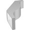 Ekena Millwork 5 1/2-in. W x 16-in. D x 28-in. H Funston Architectural Grade PVC Knee Brace BRCP055X16X28FST - alternate 5